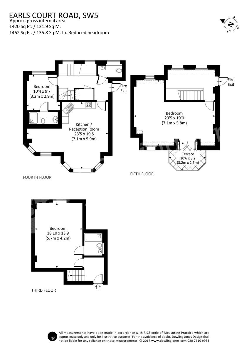 3 Bedrooms Flat to rent in Earls Court Road, London SW5