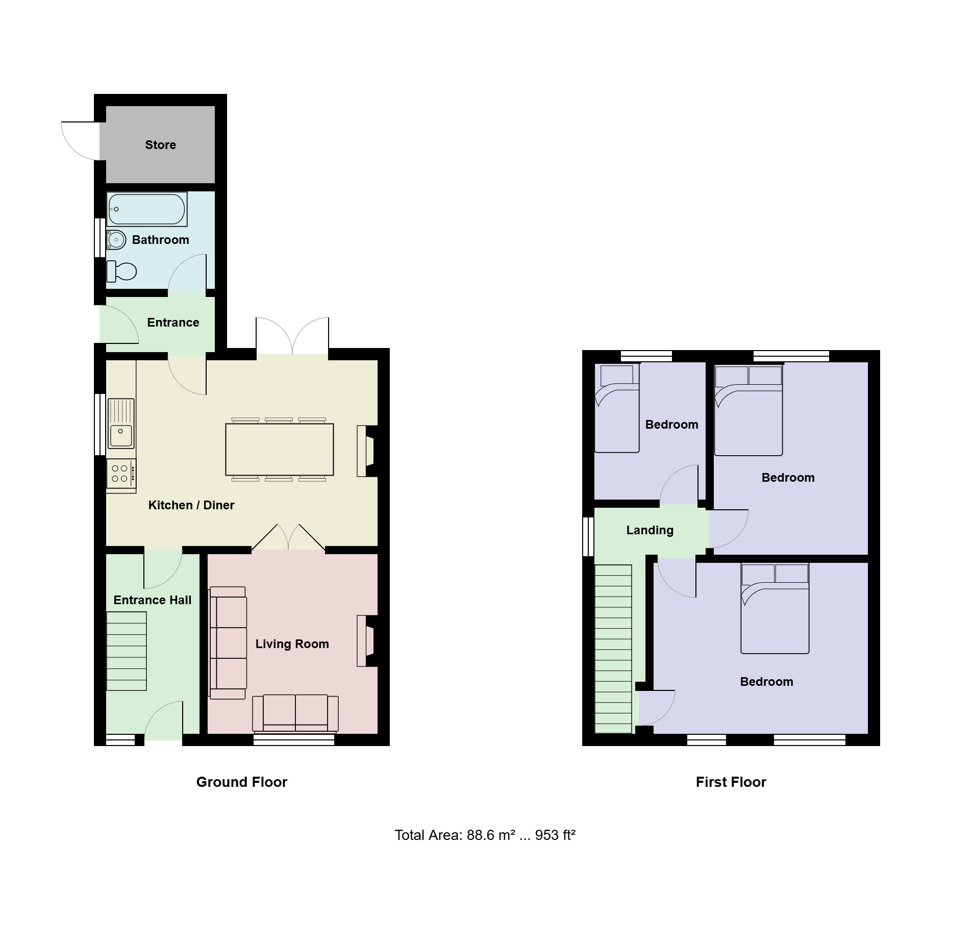 105, Barton Road, Cambrigdeshire floorplan