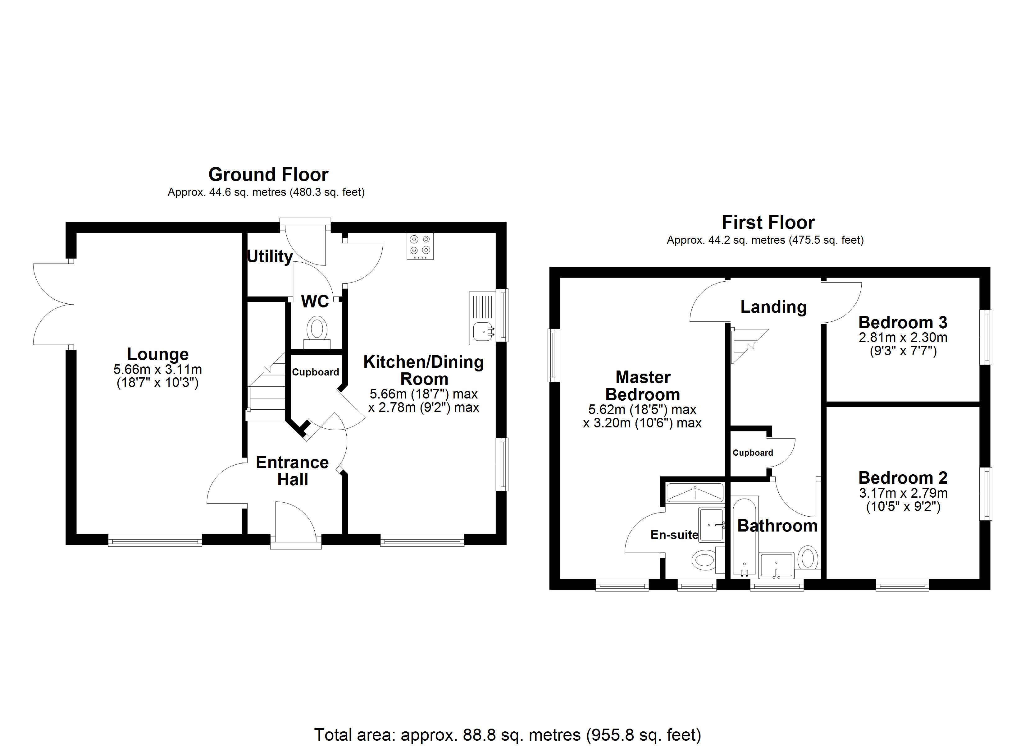 7, Elm Close, Ipswich floorplan