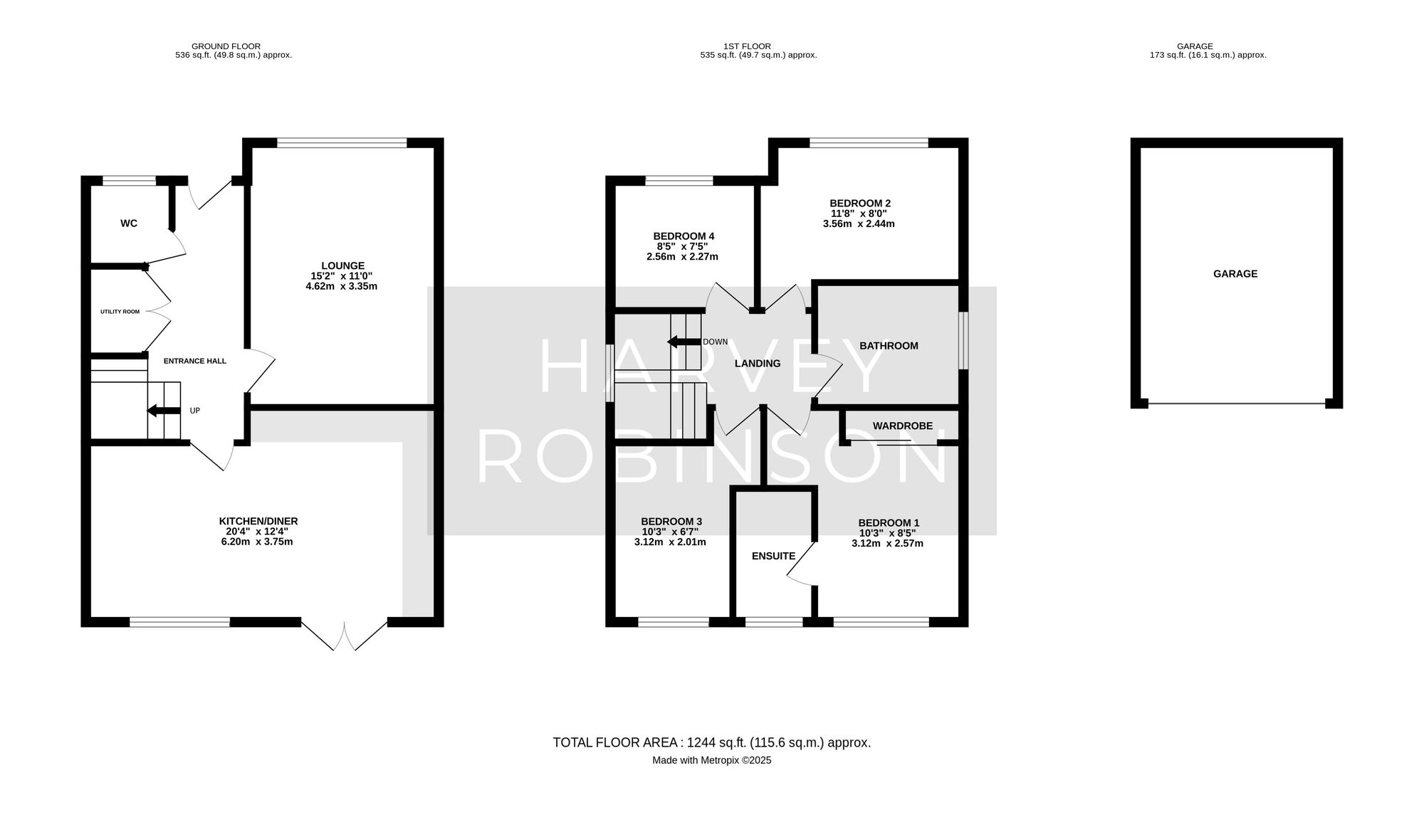 14 Brimstone Avenue, St. Neots floorplan