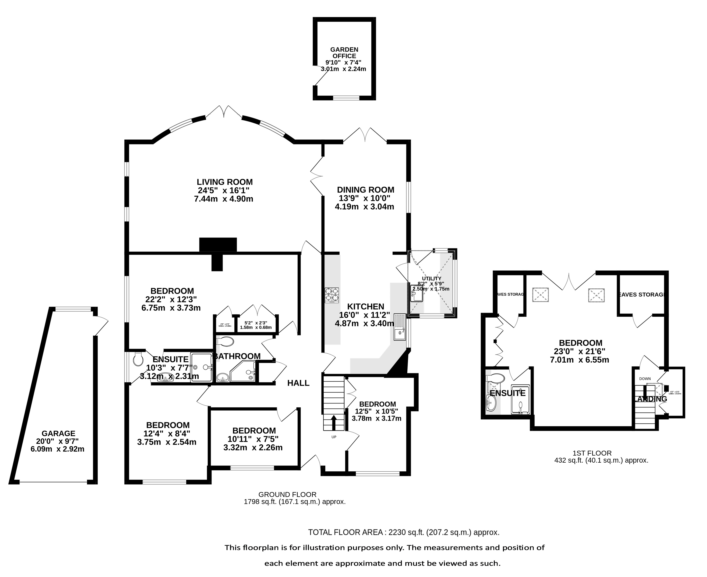 11, Castle Rise, Hertfordshire floorplan