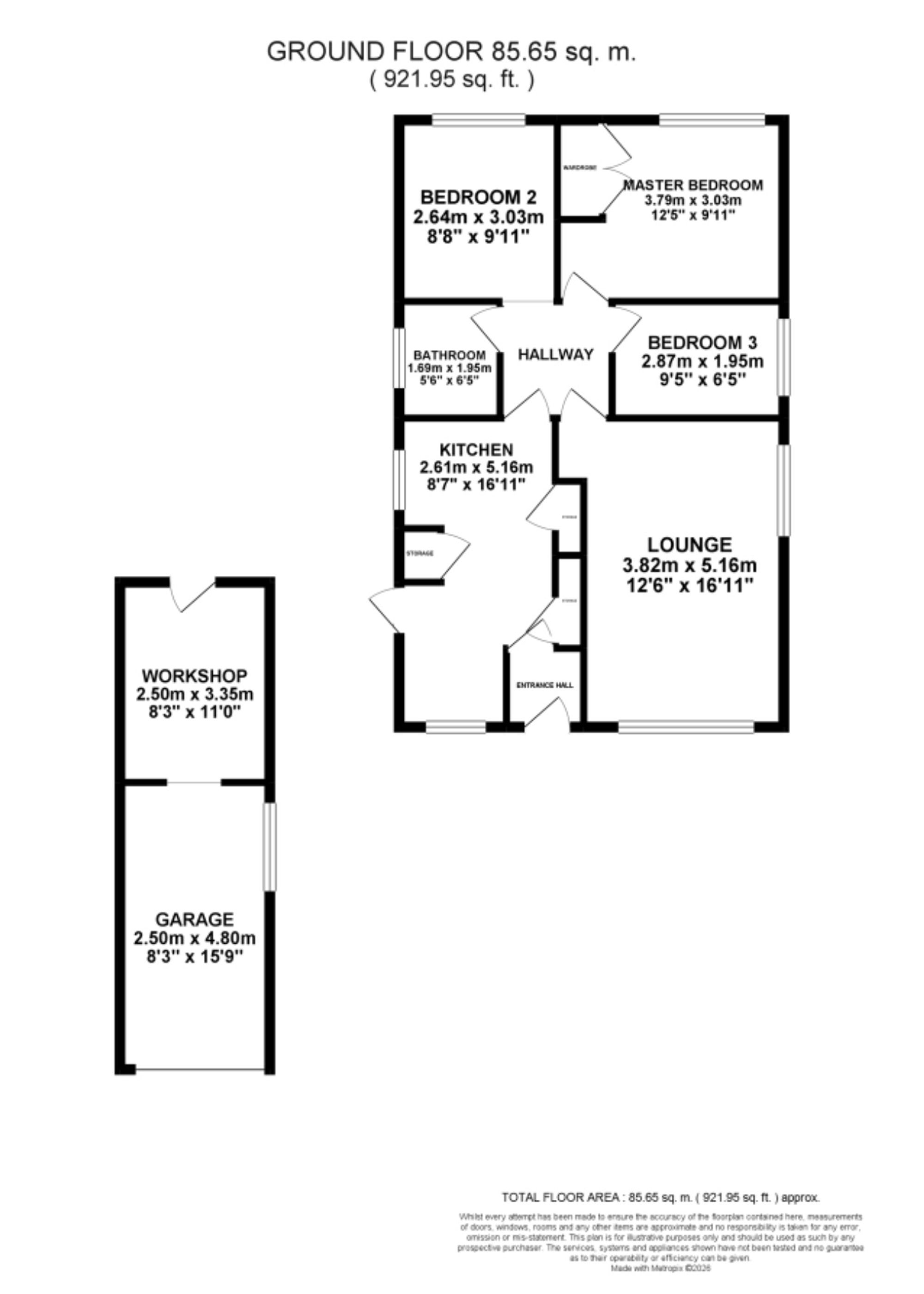 2 Trent Close, Stoke-On-Trent floorplan