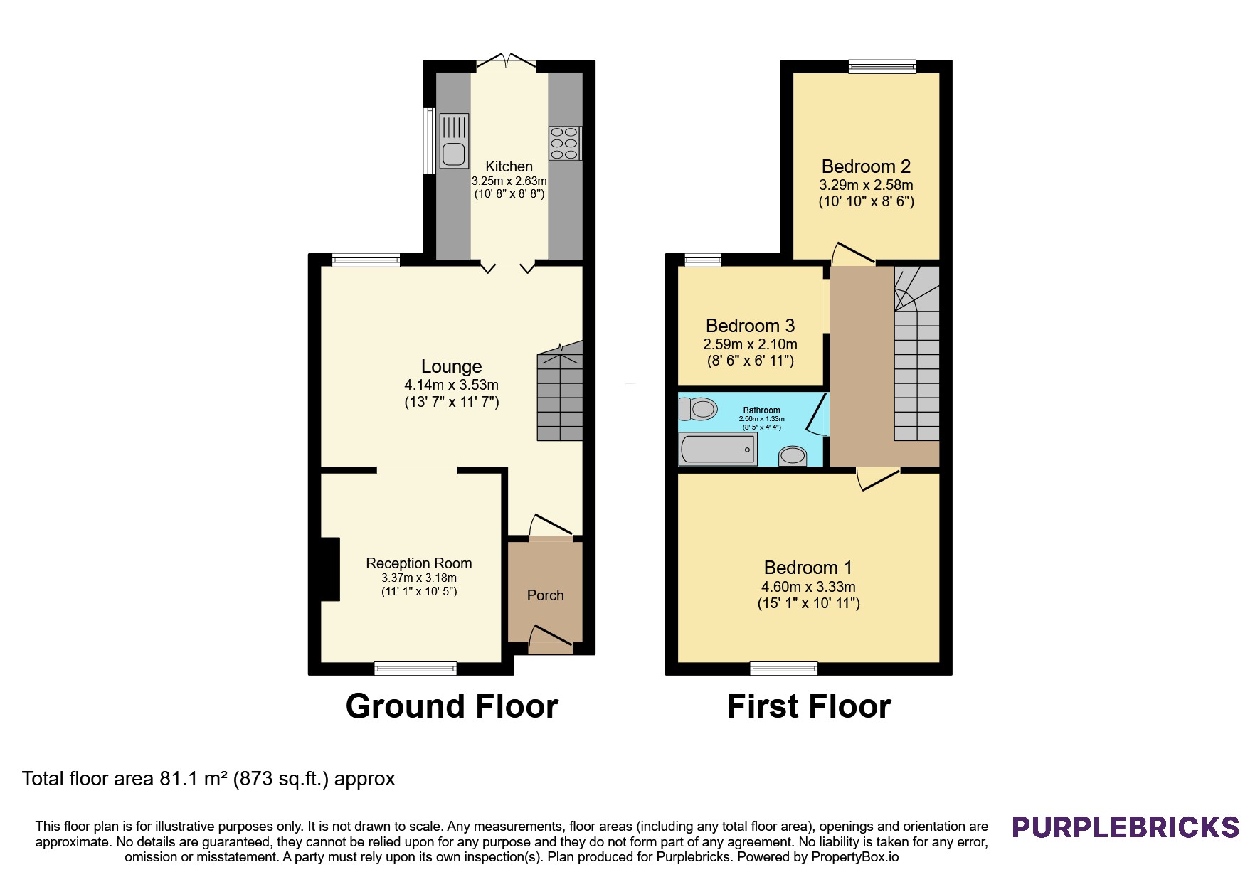 72, Liverpool Street, Southampton floorplan