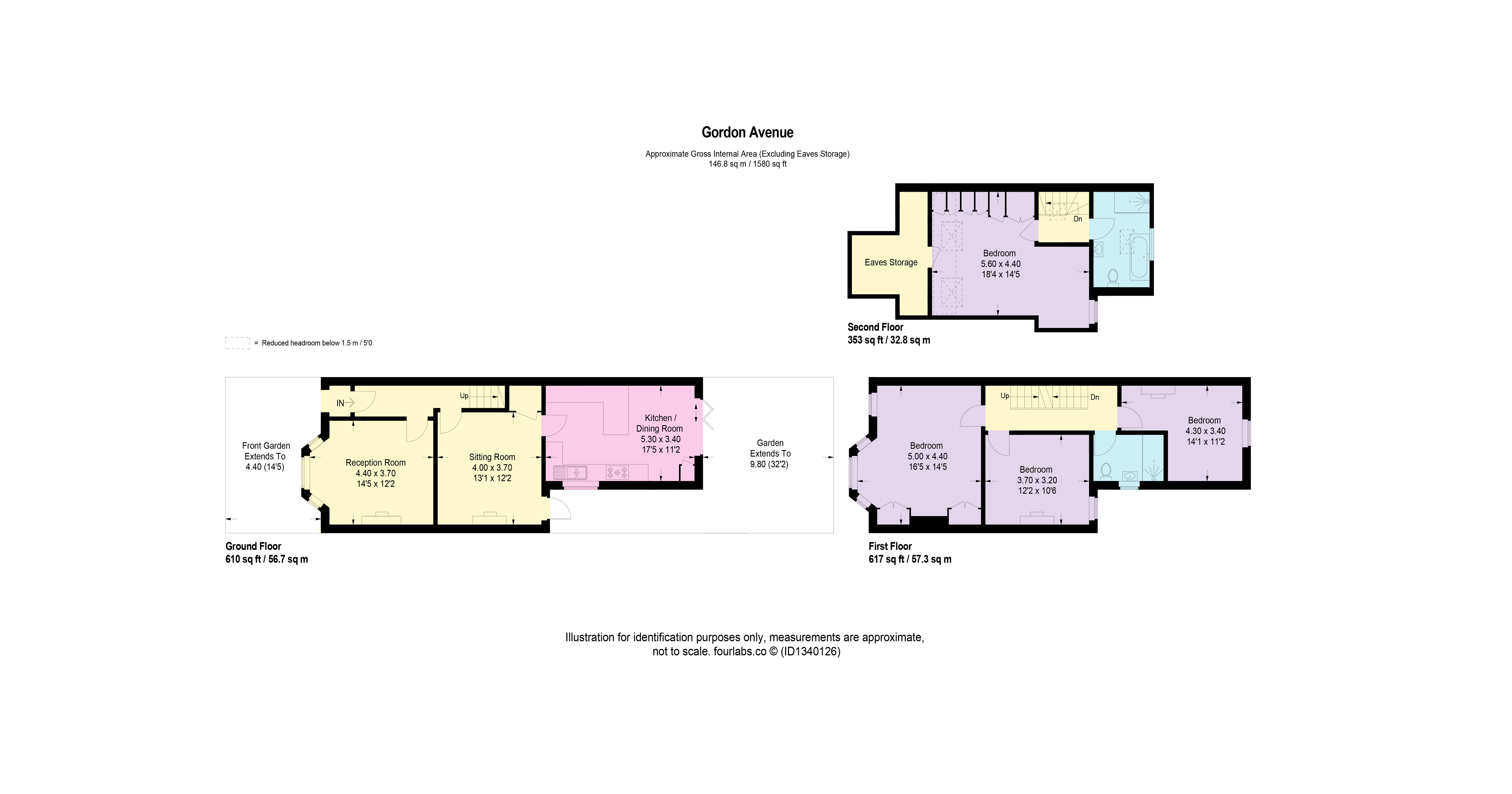 3, Gordon Avenue, Twickenham floorplan