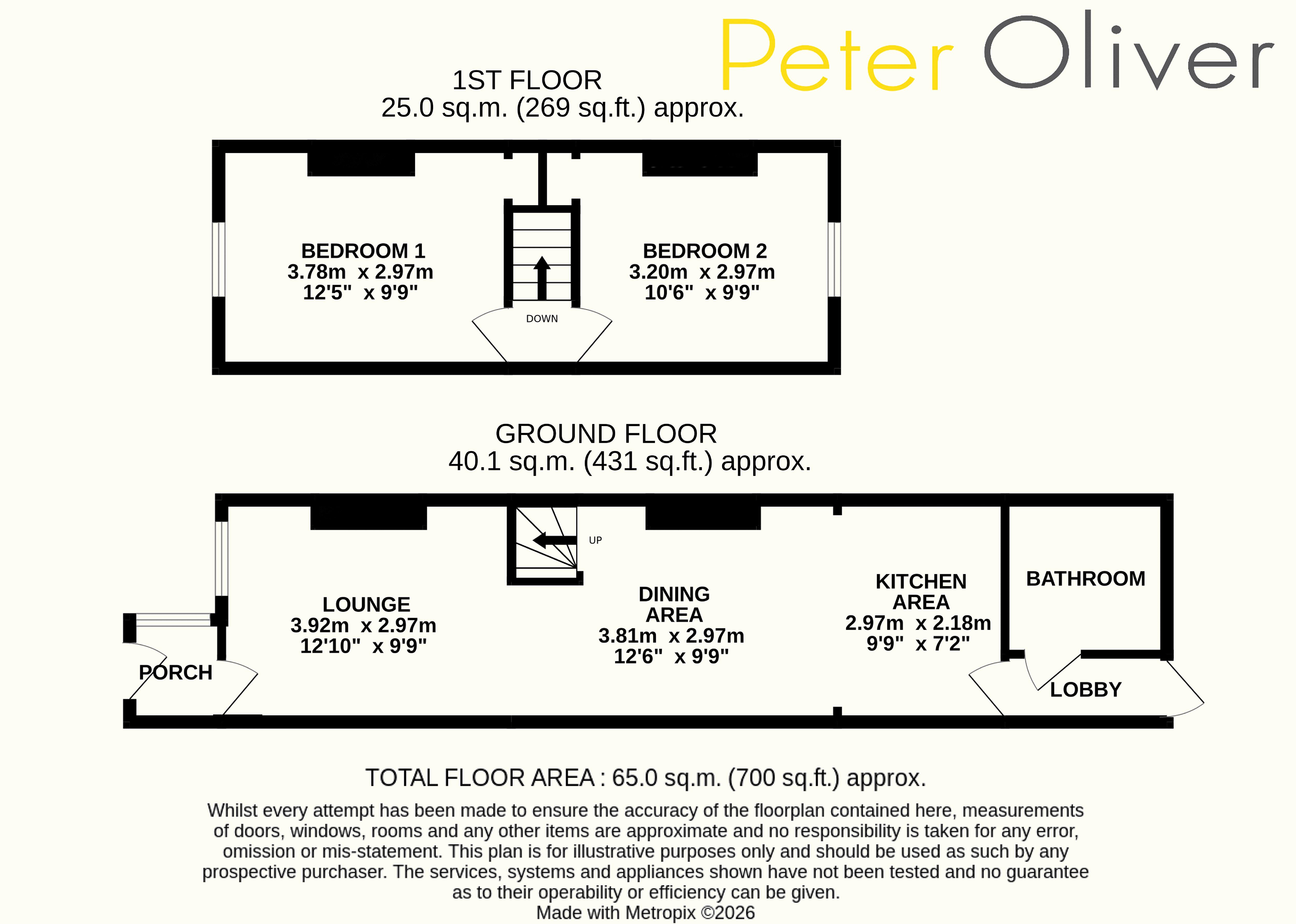 5 Carlton Terrace, Queens Road, Crowborough floorplan