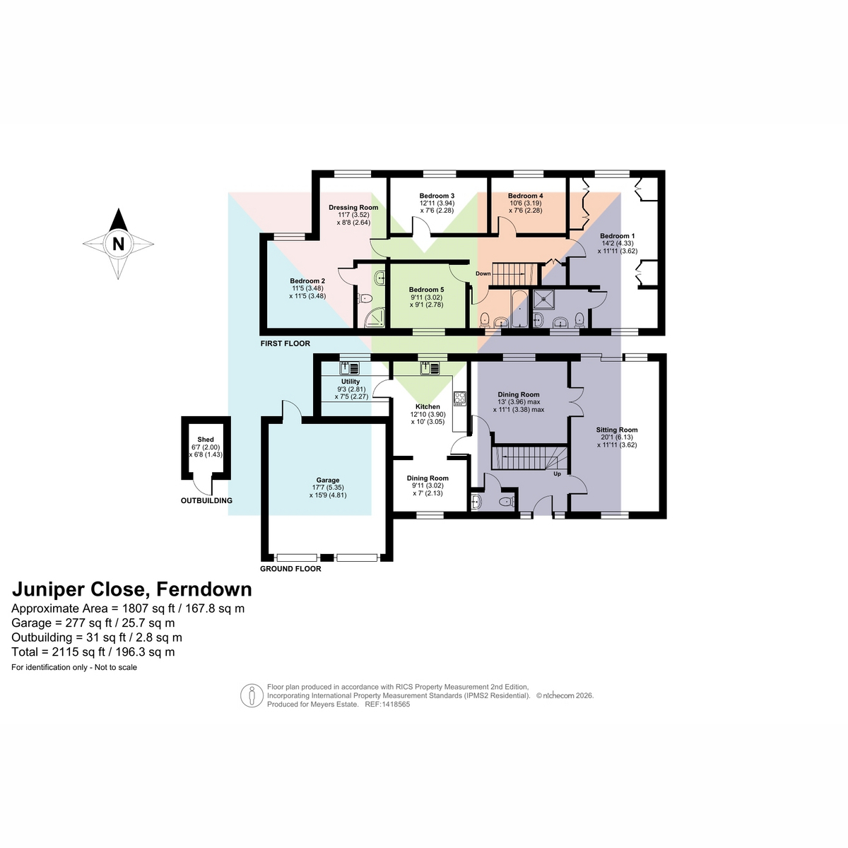 12, Juniper Close, Ferndown floorplan