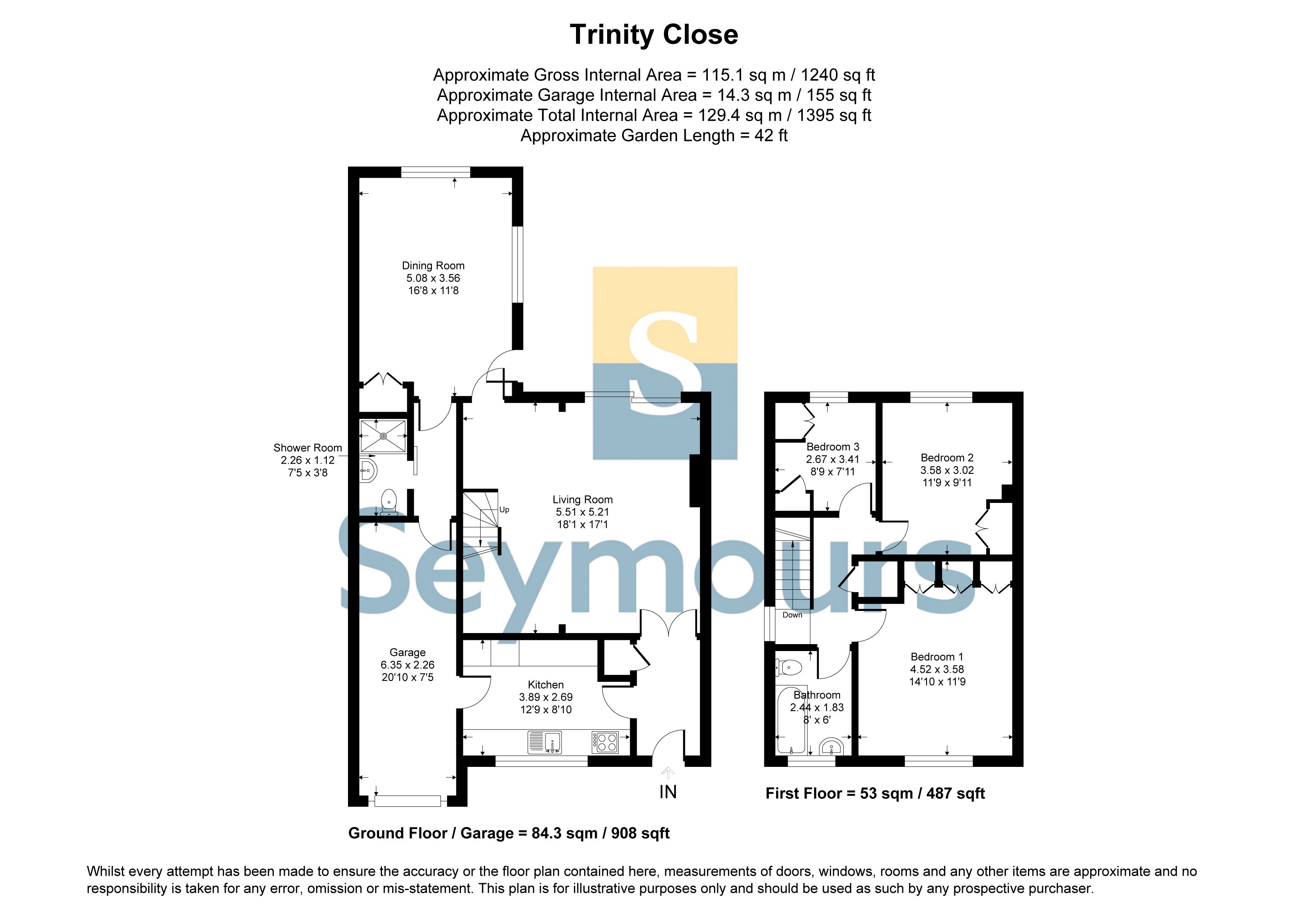 17, Trinity Close, Surrey floorplan