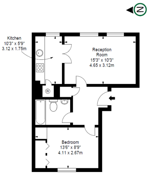 1 Bedrooms Flat to rent in Nottingham Place, London W1U