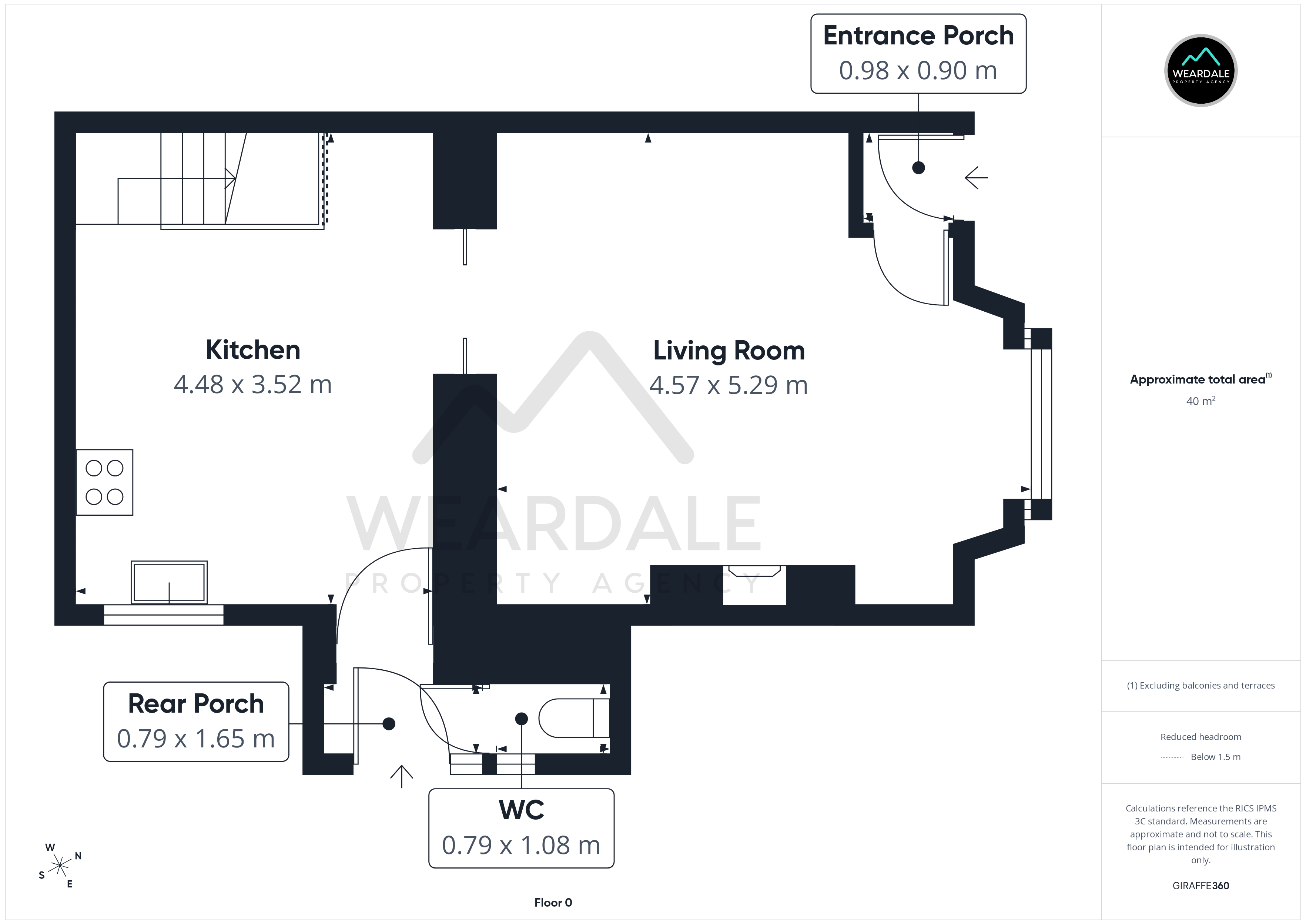 3, Hood Street, Bishop Auckland floorplan