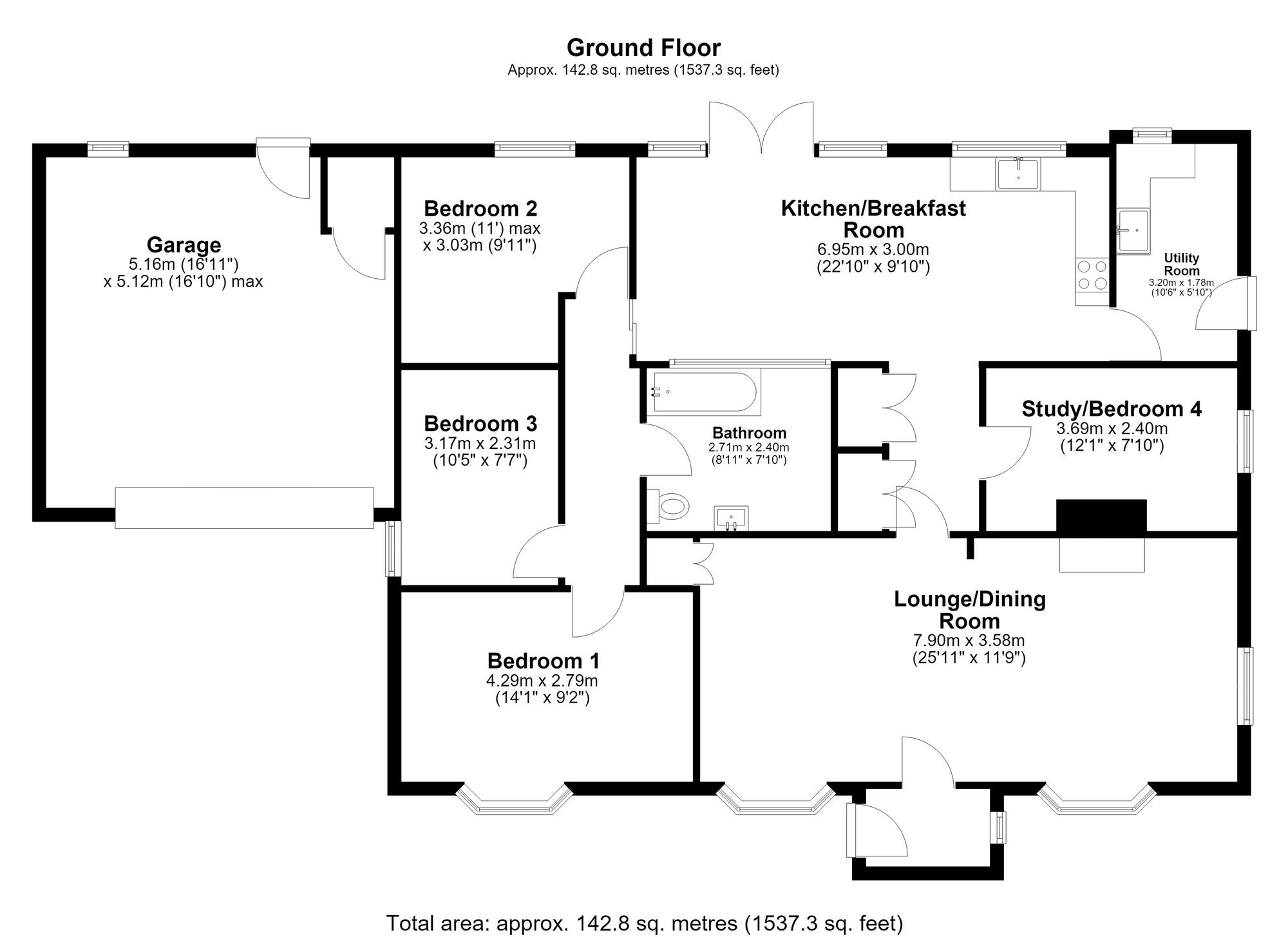 5 Ashwell Road, Royston floorplan