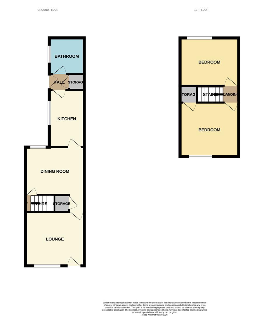 18, Preston Street, Stoke-On-Trent floorplan