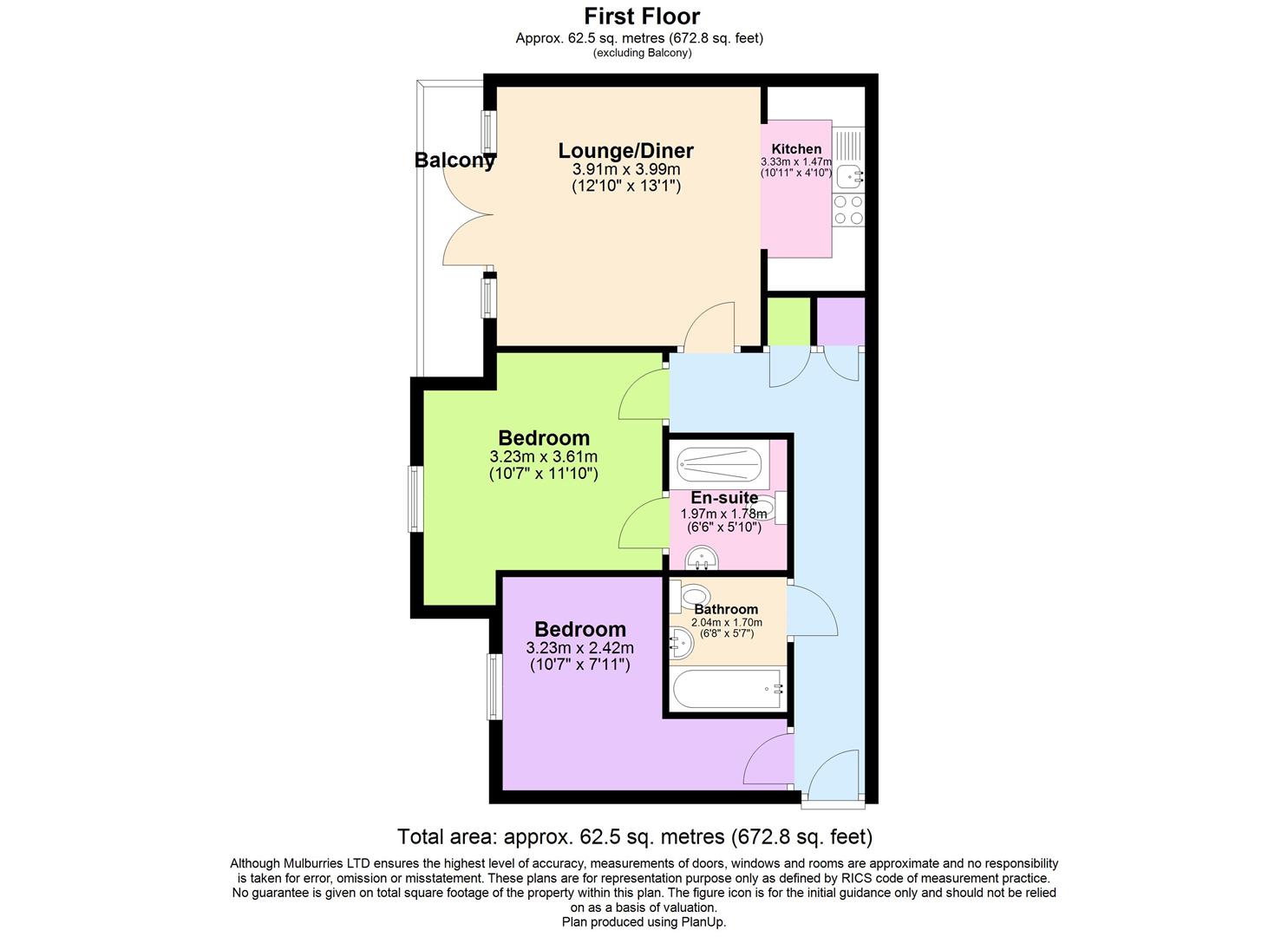 Flat 27, Willow Court, Ebberns Road, Hemel Hempstead floorplan