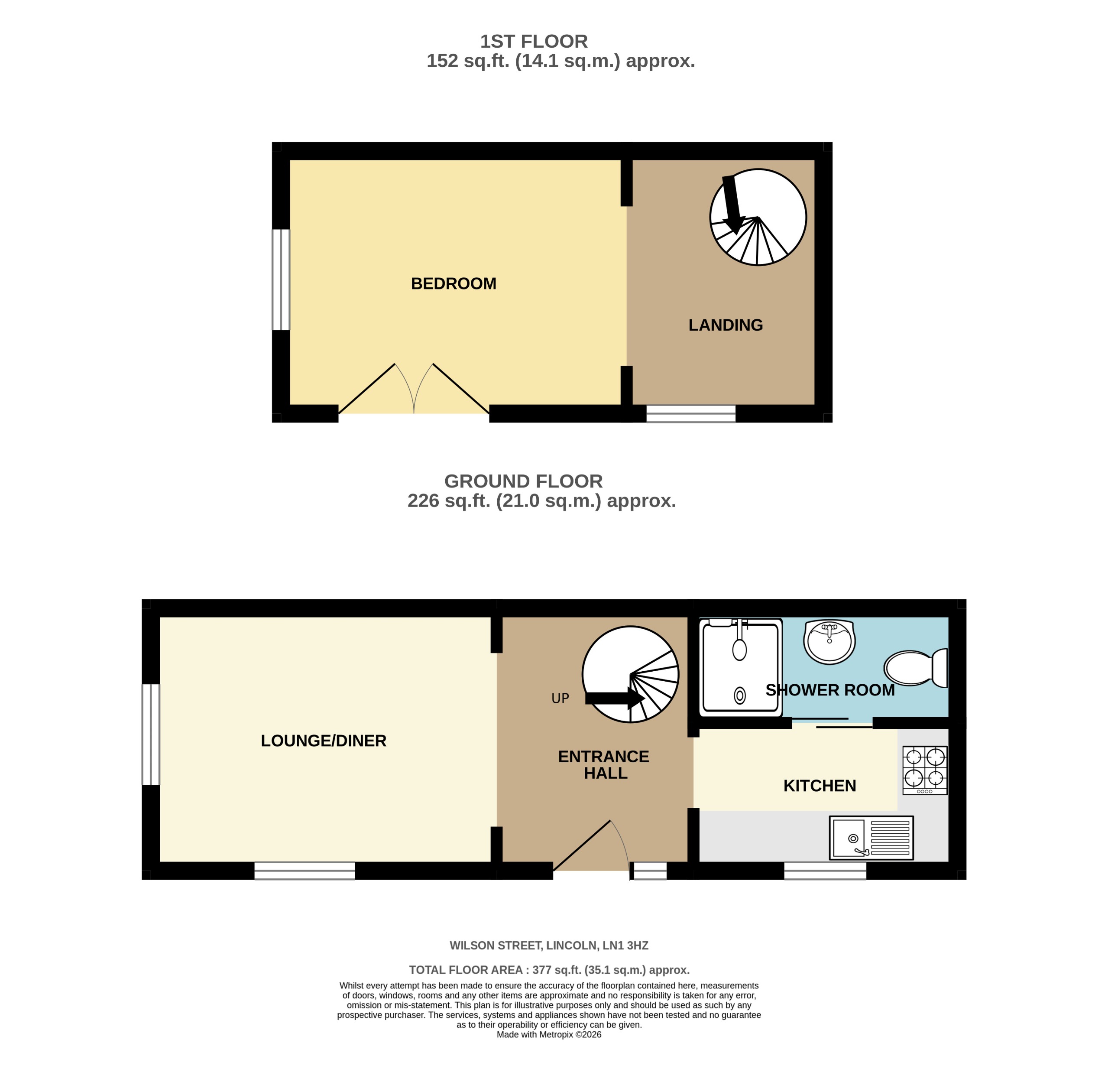 1, Wilson Street, Lincoln floorplan