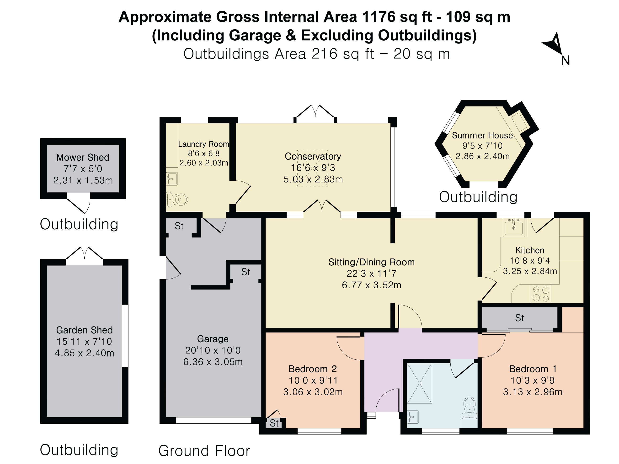 22, Nicholas Meadow, CALLINGTON floorplan