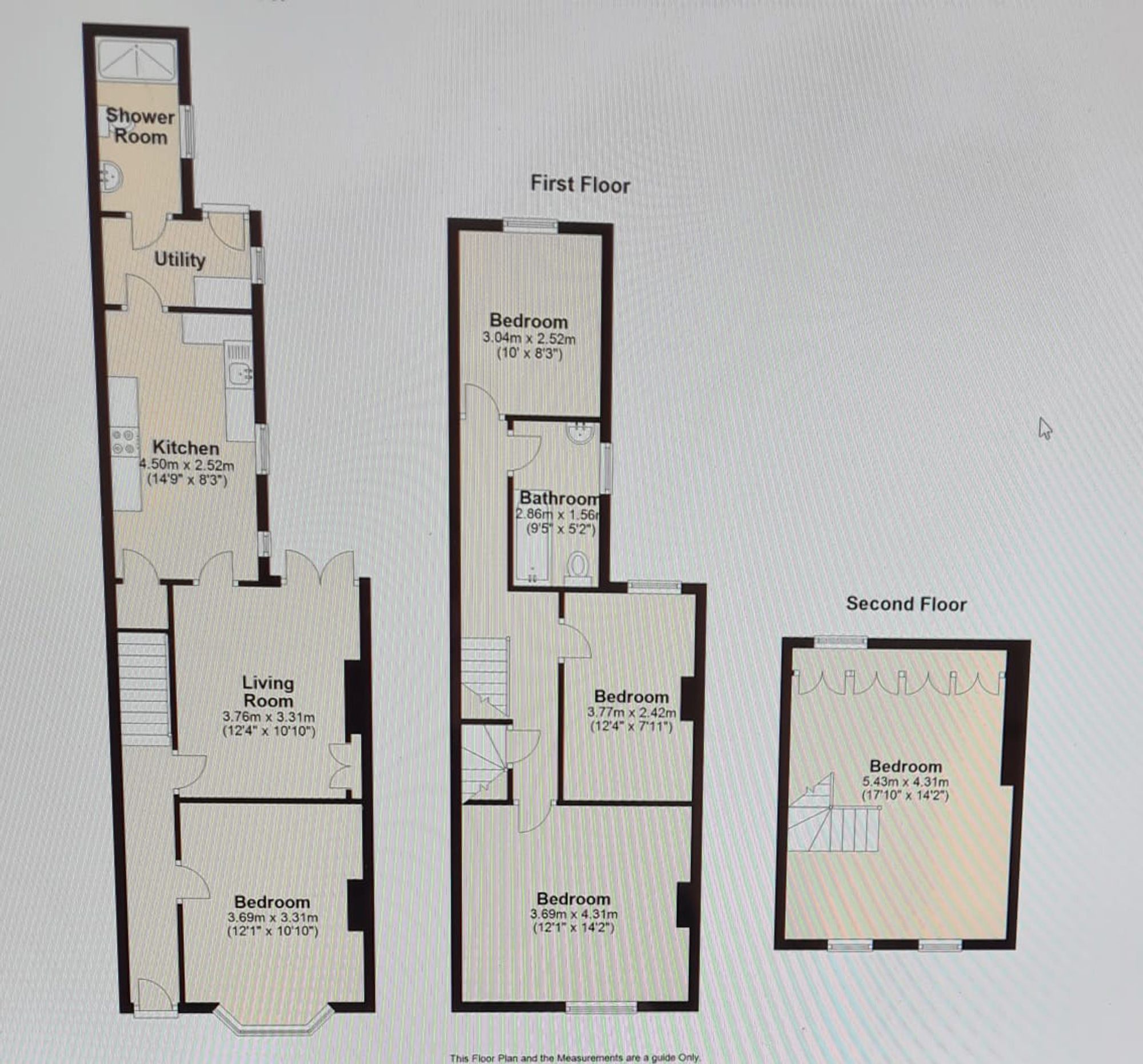 207 Clarendon Park Road, Leicester floorplan