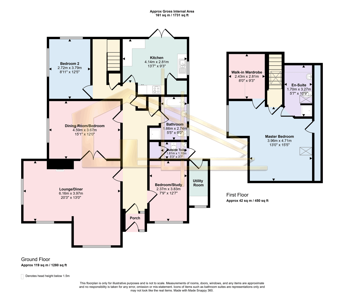 34, The Barnhams, Bexhill-on-Sea floorplan
