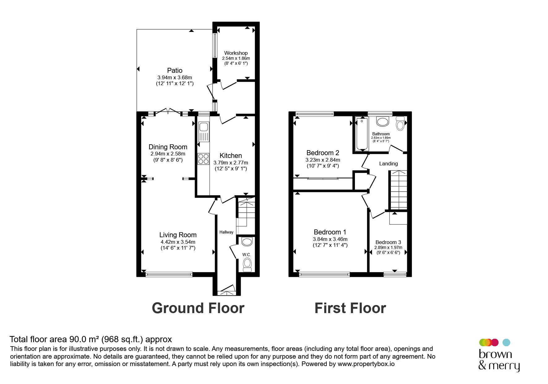 22, Frome Square, Hemel Hempstead floorplan