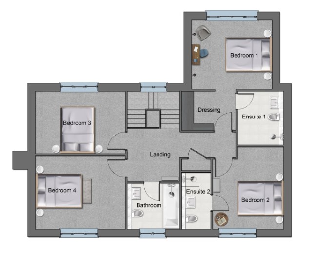 4, Ivy House, Maidstone floorplan