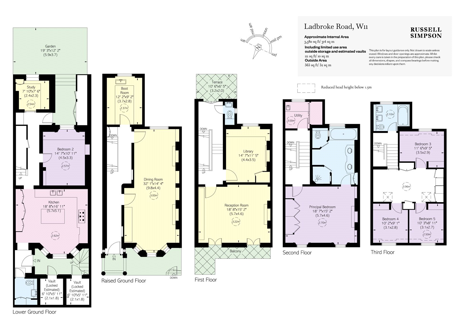 73, Ladbroke Road, London floorplan