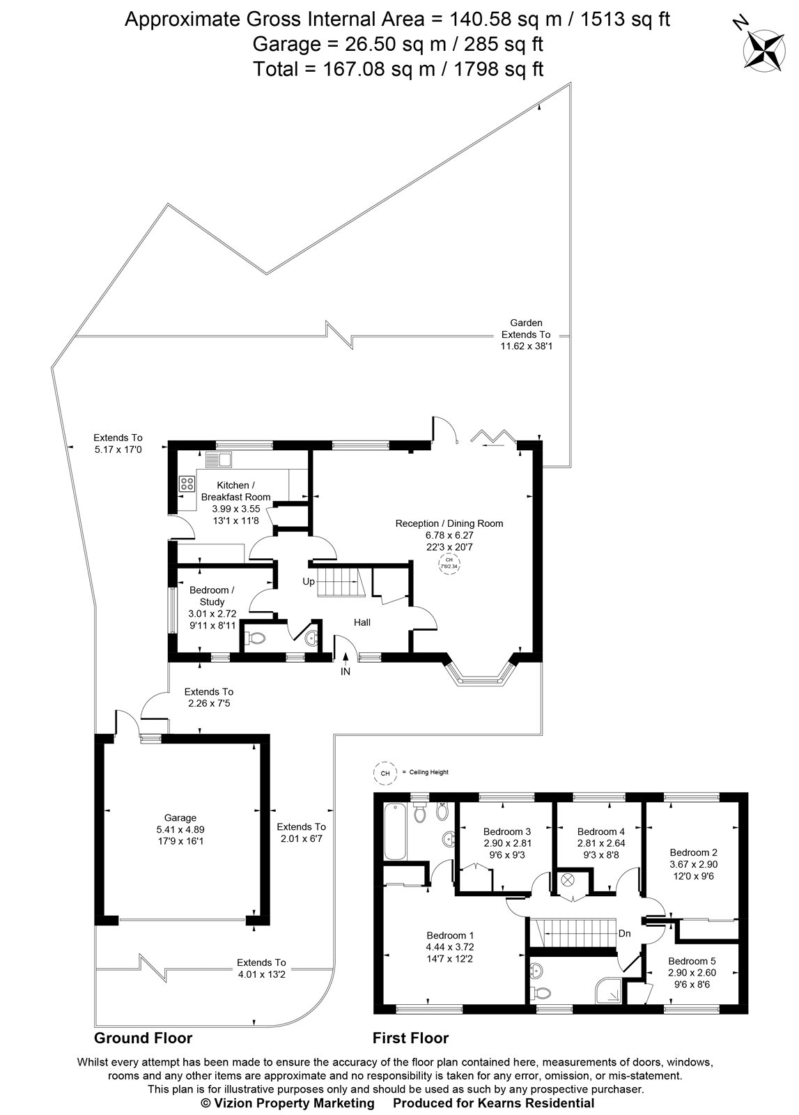 5, Sovereign Close, Ruislip floorplan