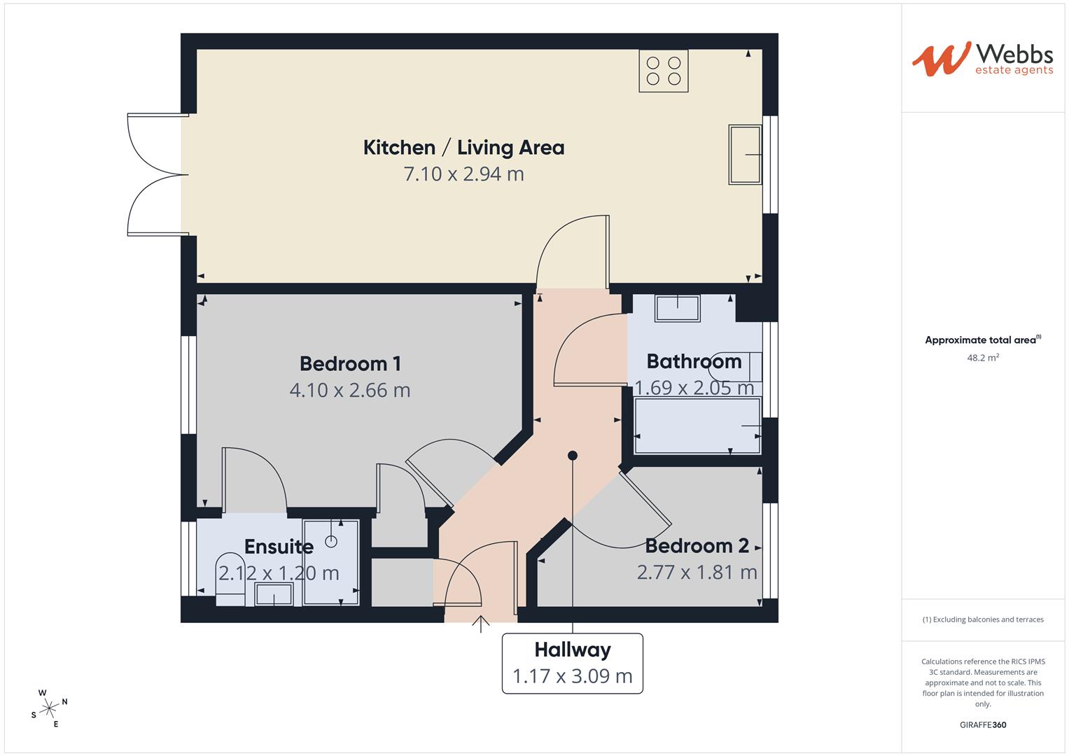 Apartment 5, Howell Mews, Wolseley Road, Rugeley floorplan