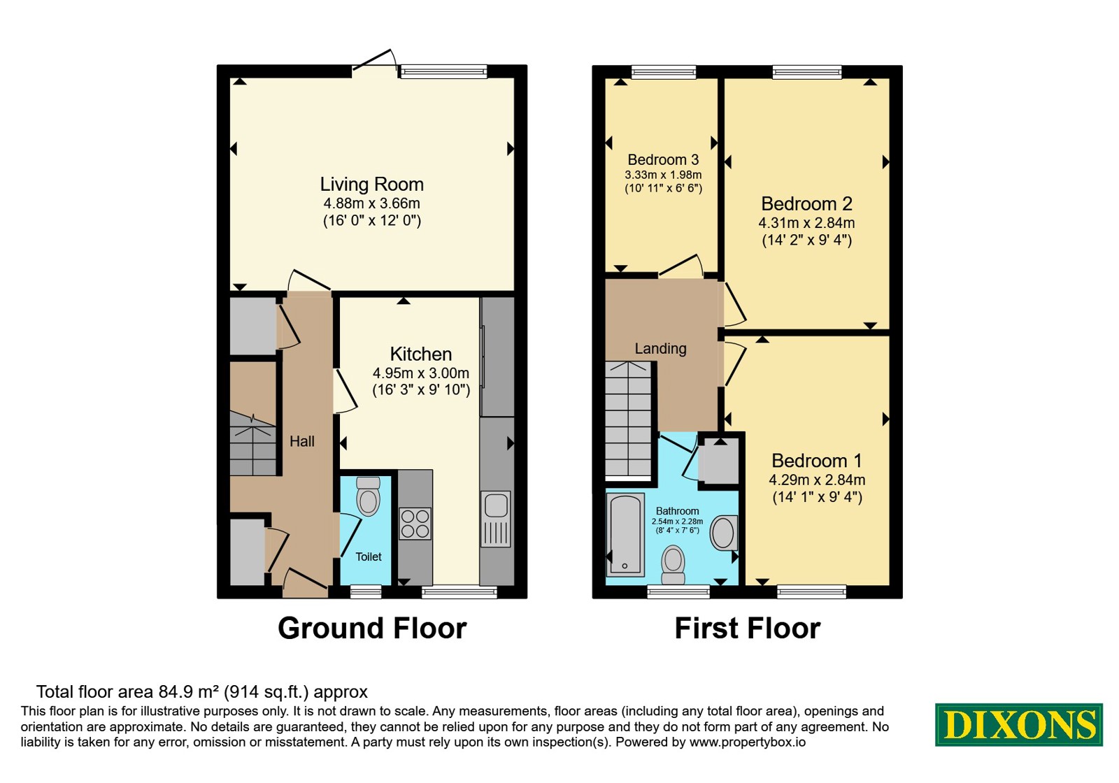 116, Guild Close, West Midlands floorplan