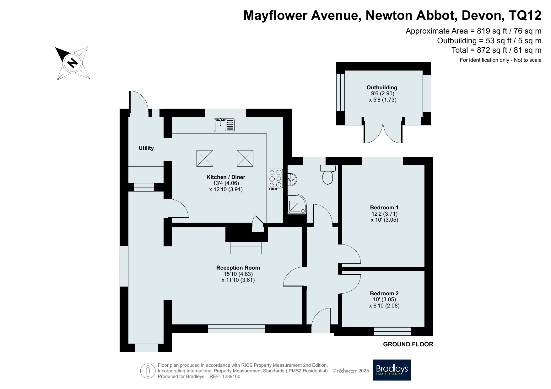9 Mayflower Avenue, Newton Abbot Devon, Devon floorplan