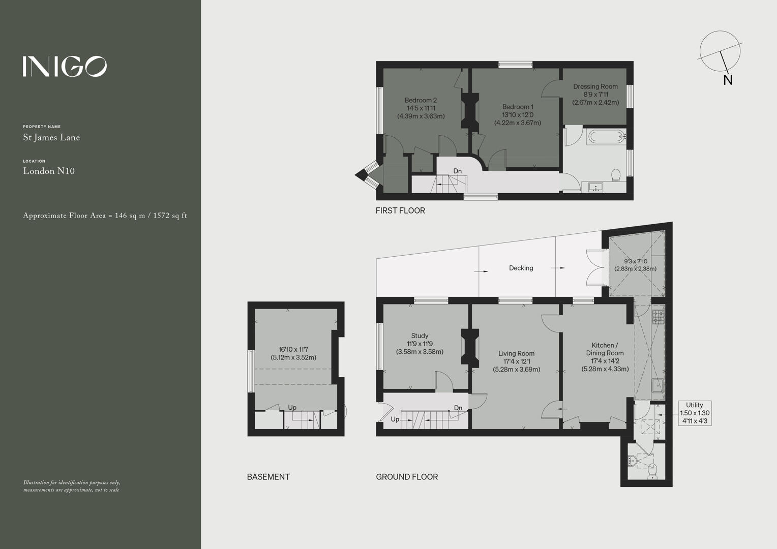 101, St James Lane, London floorplan