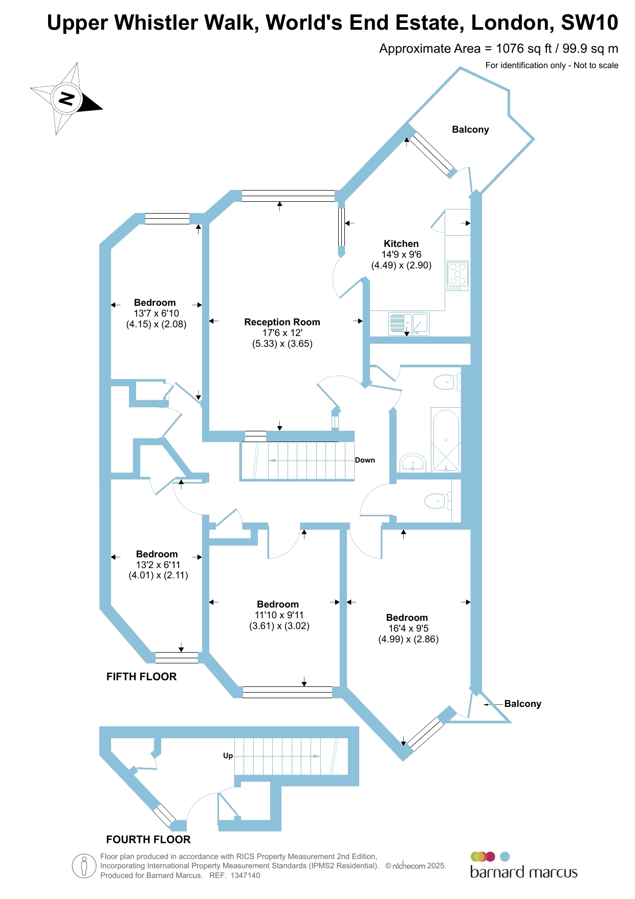 20, Upper Whistler Walk, London floorplan
