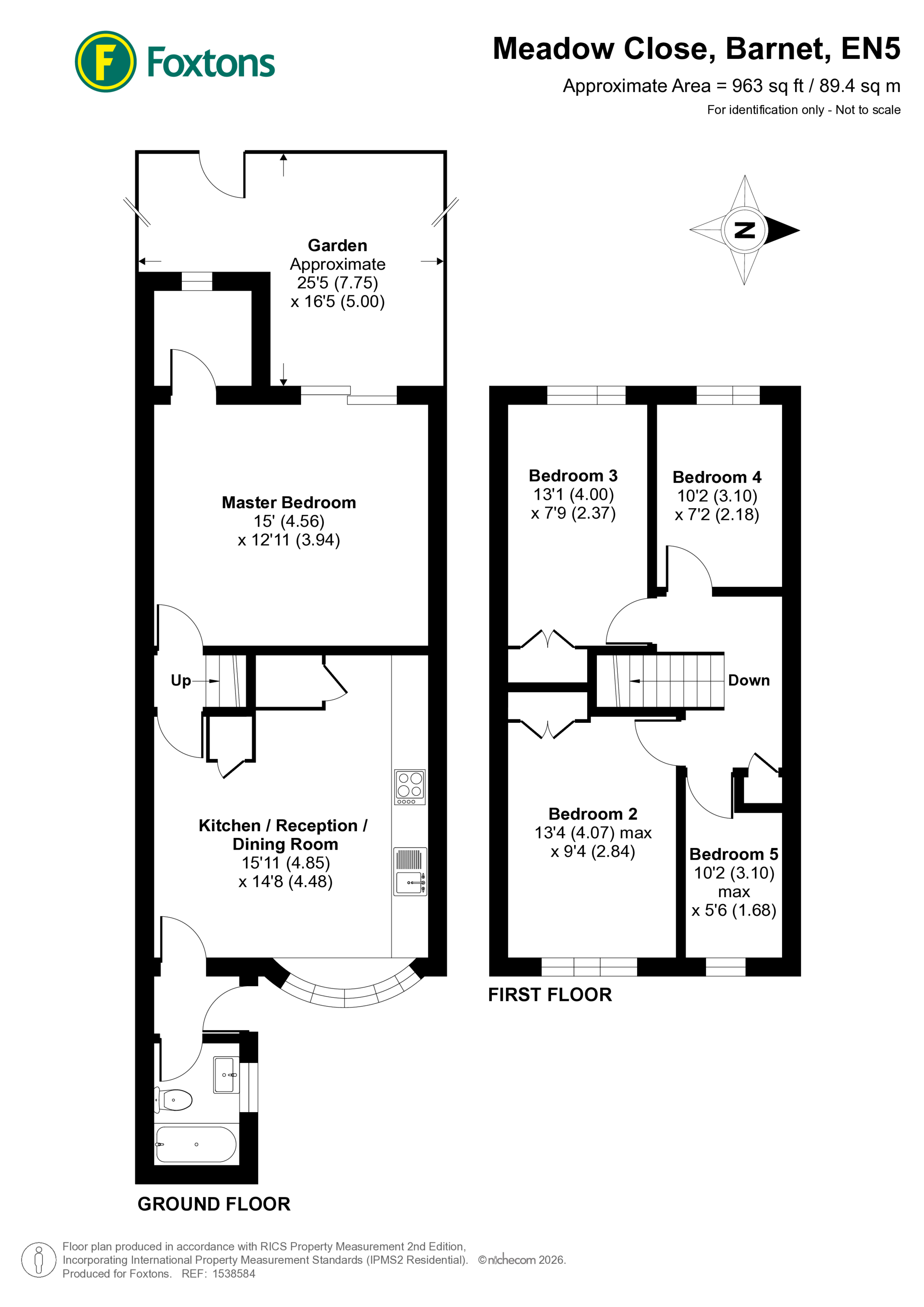 Meadow Close, High Barnet floorplan