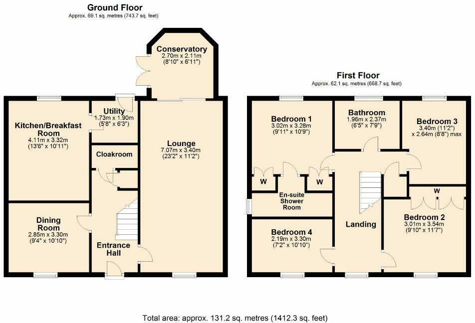 164, Morning Star Road, Daventry floorplan