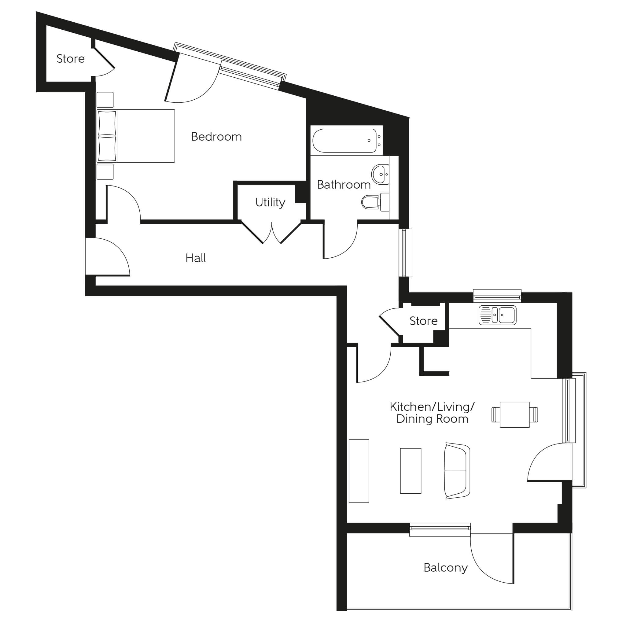 116, Moorbridge Court, Maidenhead floorplan