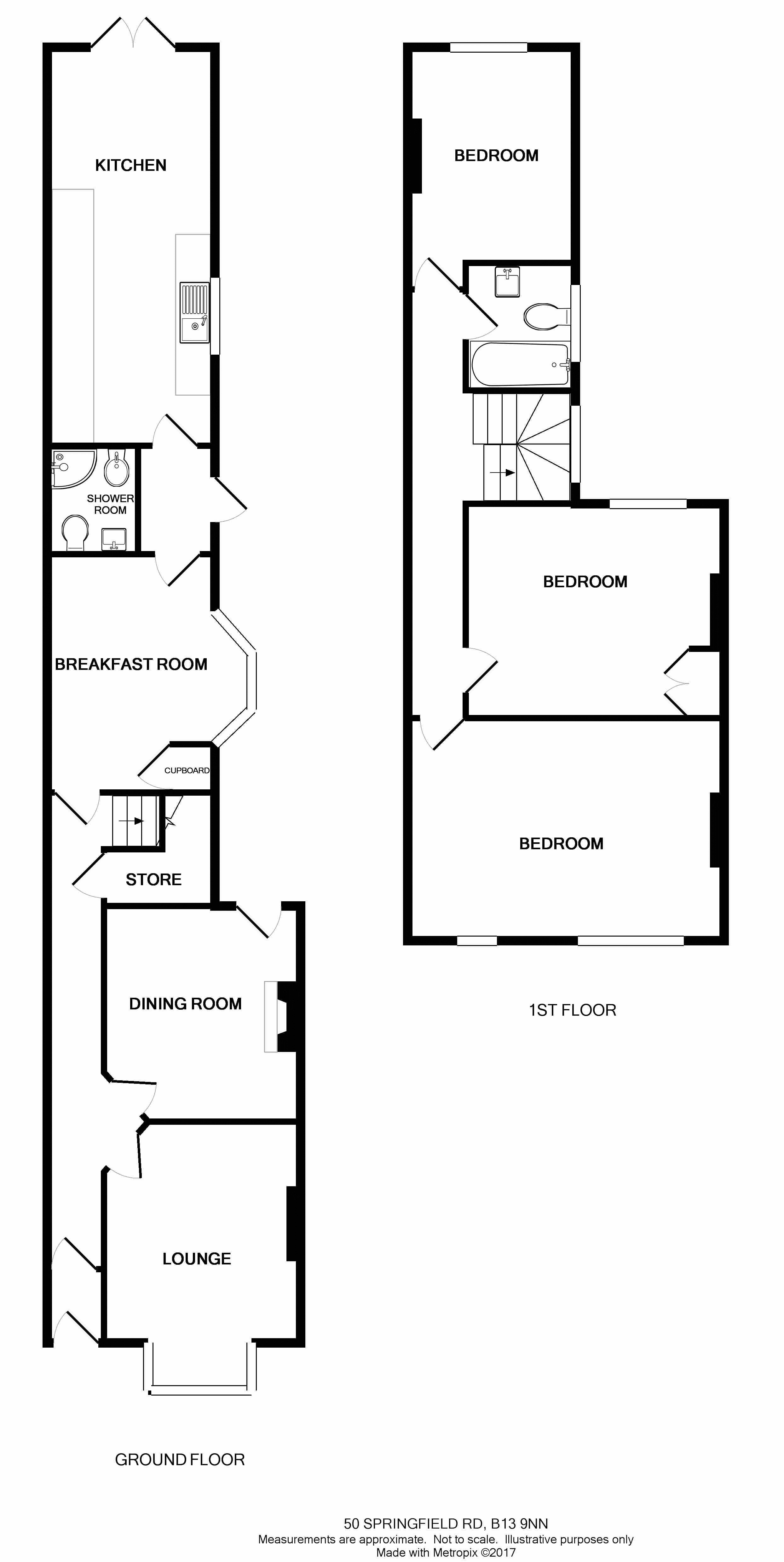 3 Bedrooms Terraced house for sale in Springfield Road, Moseley, Birmingham B13