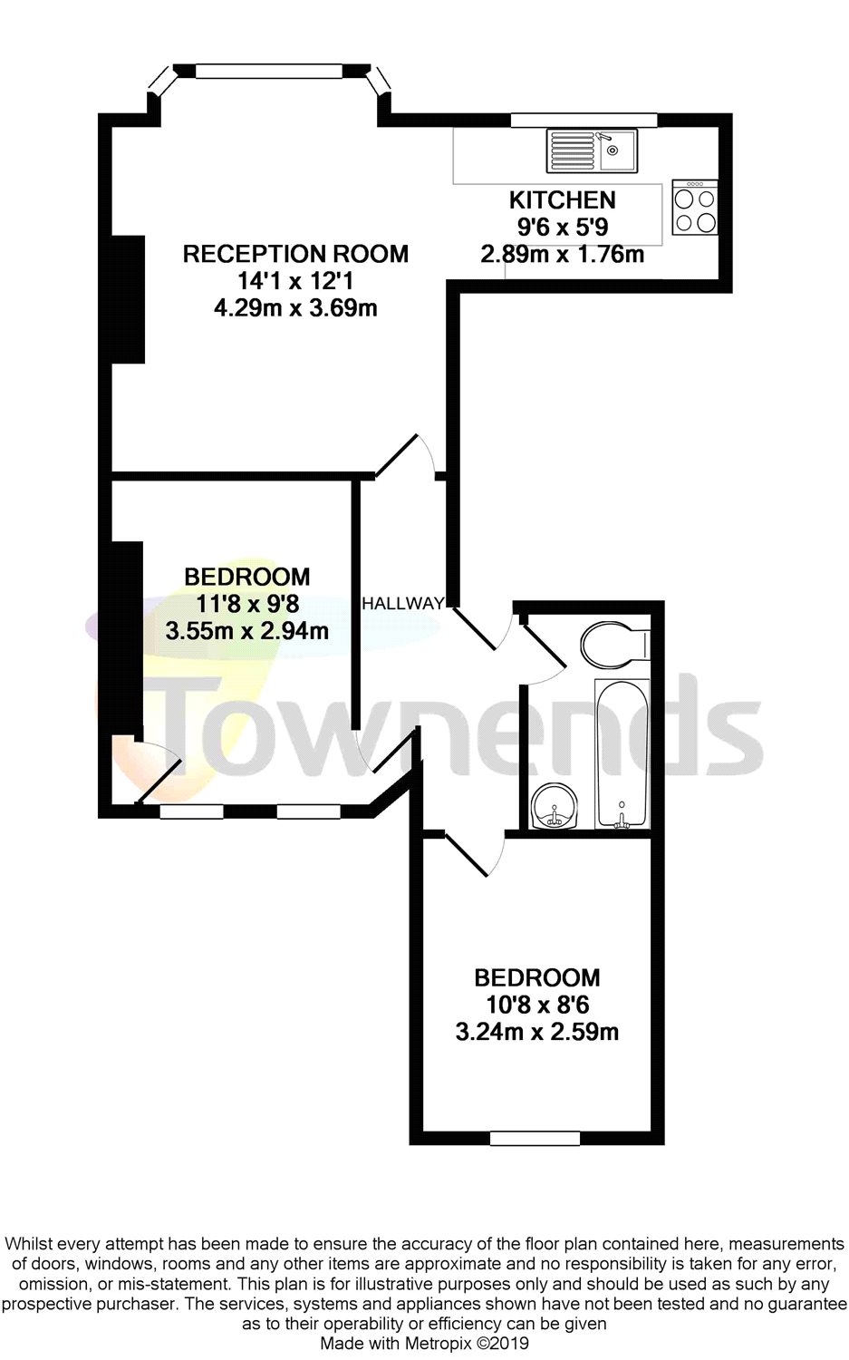 2 Bedrooms Flat to rent in Dene Road, Guildford, Surrey GU1