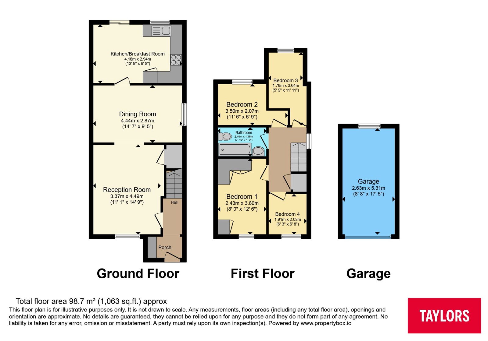 84, Slimbridge Close, Bristol floorplan
