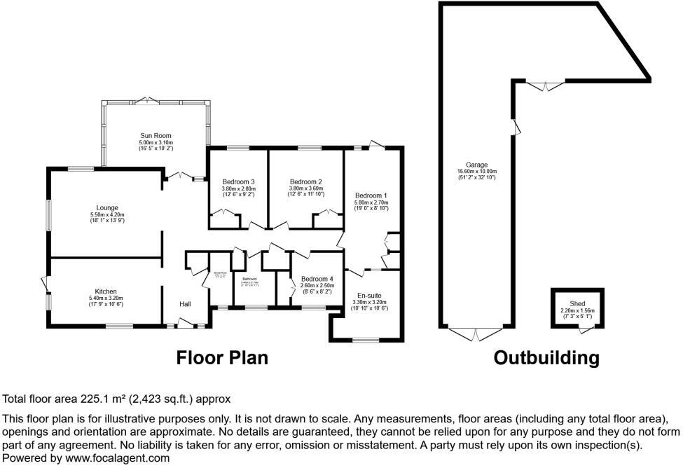 Clovers,, Yapton Road, West Sussex floorplan