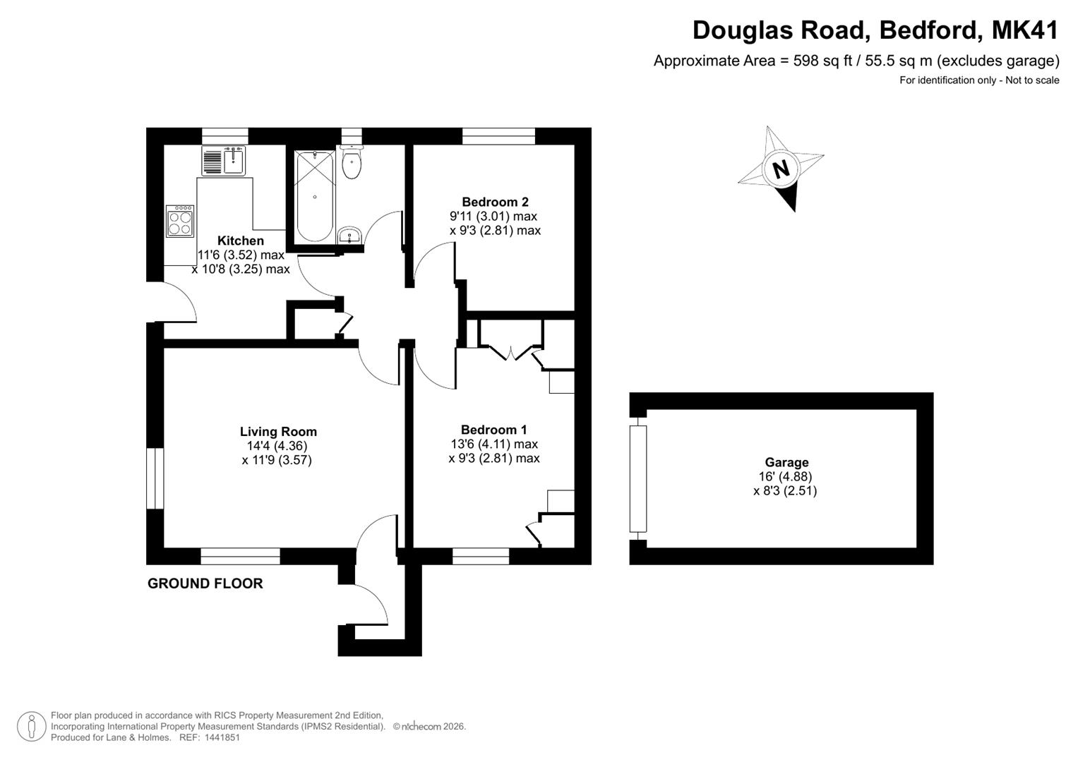 70, Douglas Road, Bedford floorplan