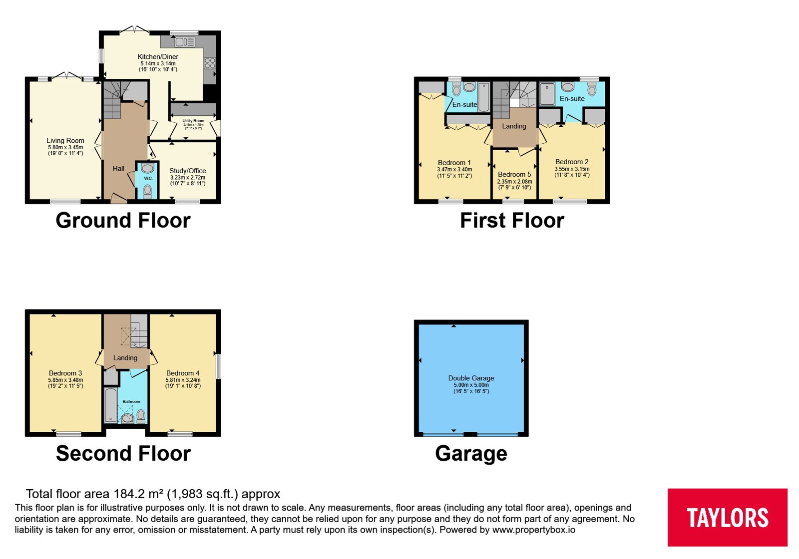7, Gala Close, Bedfordshire floorplan