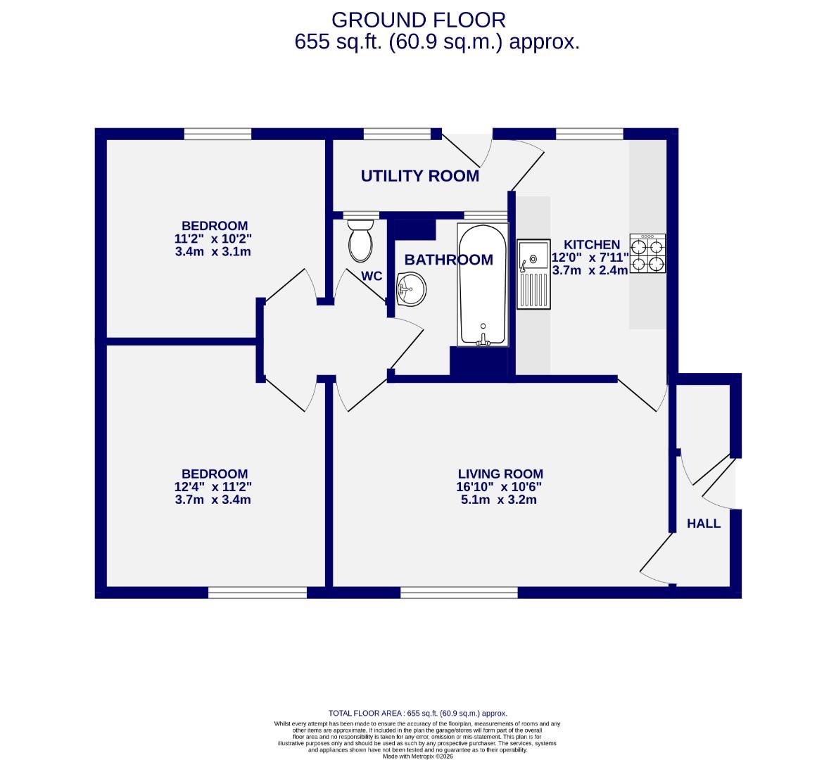 118, St Stephens Road, York floorplan