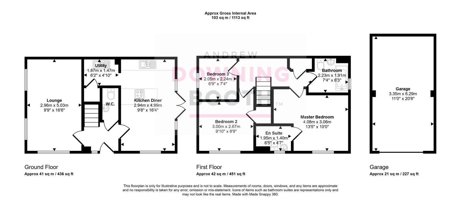 1, Lakin Lane, Lichfield floorplan