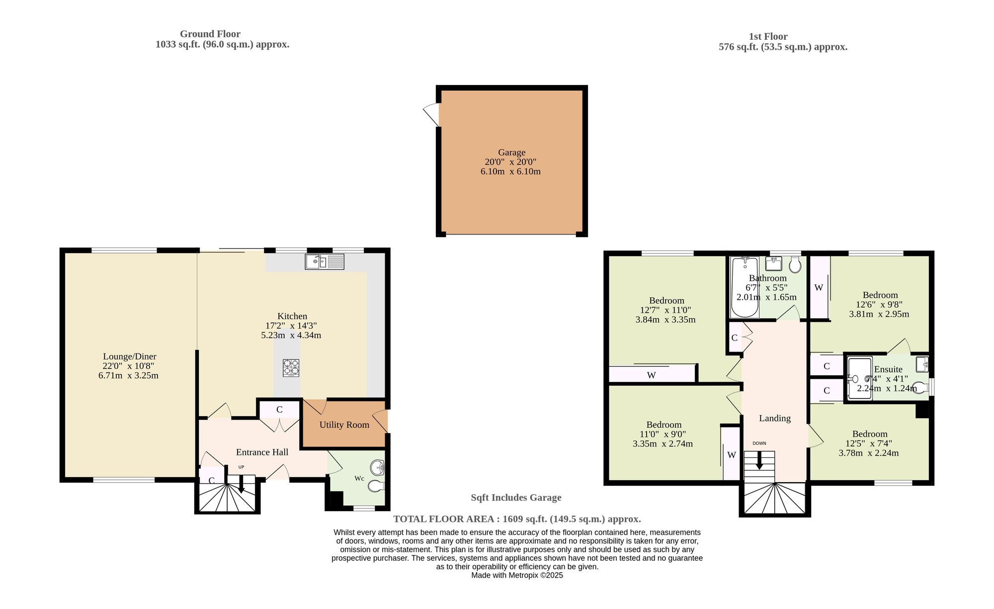 11 Everett Close, Norwich floorplan