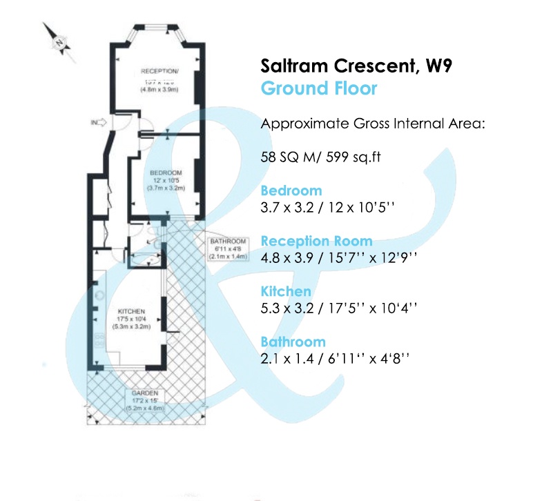 86a, Saltram Crescent, London floorplan