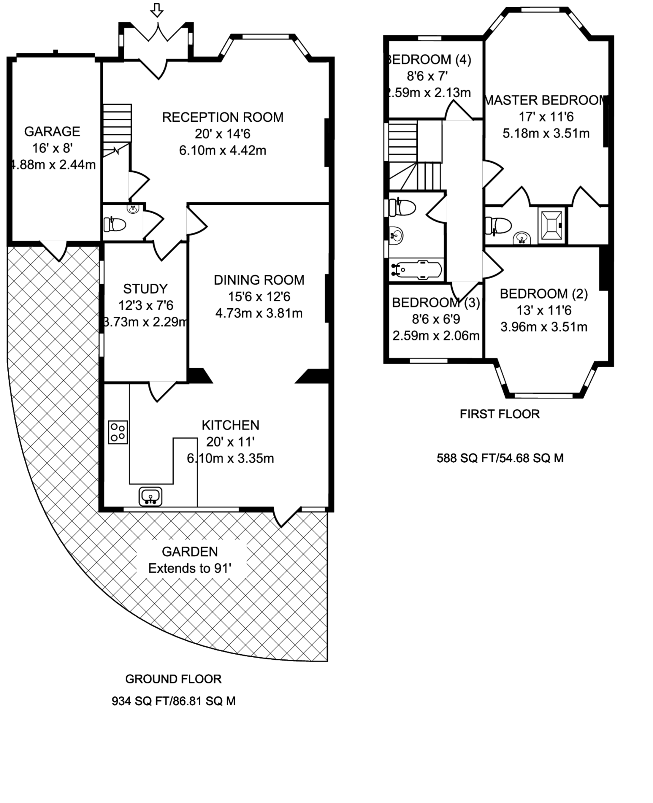 Hendon Way, Cricklewood floorplan