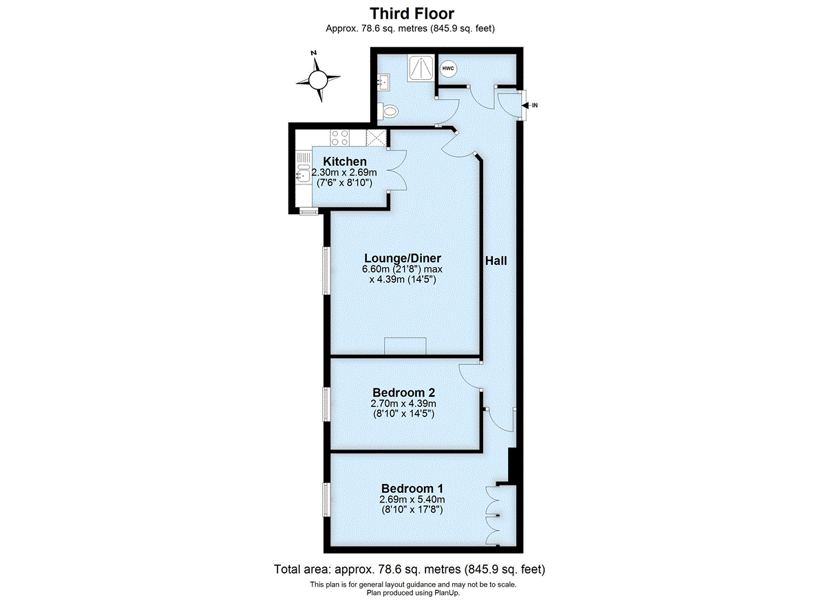 70, Stannard Court, Culverley Road, London floorplan
