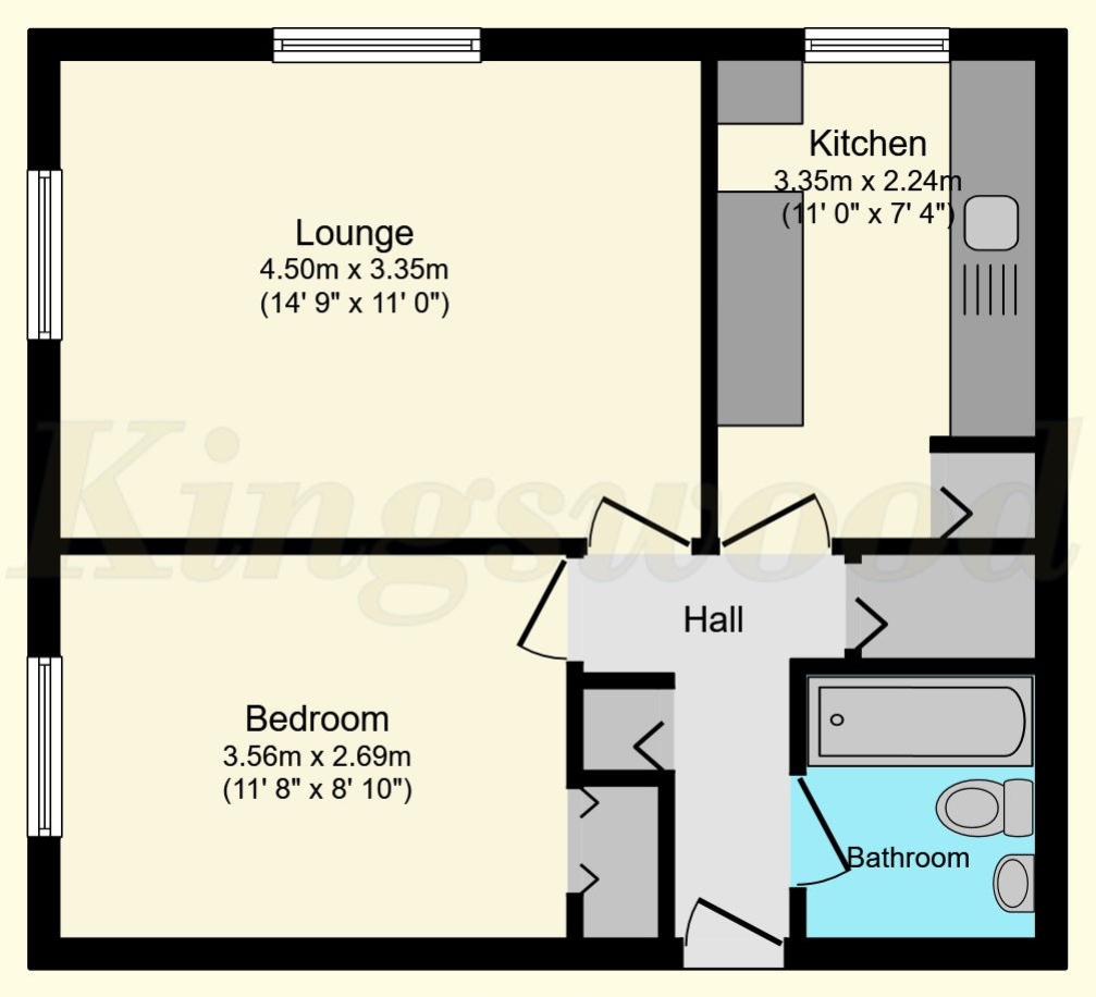 Flat 3, Spencers Court, 51 Lemon Grove, Bordon floorplan
