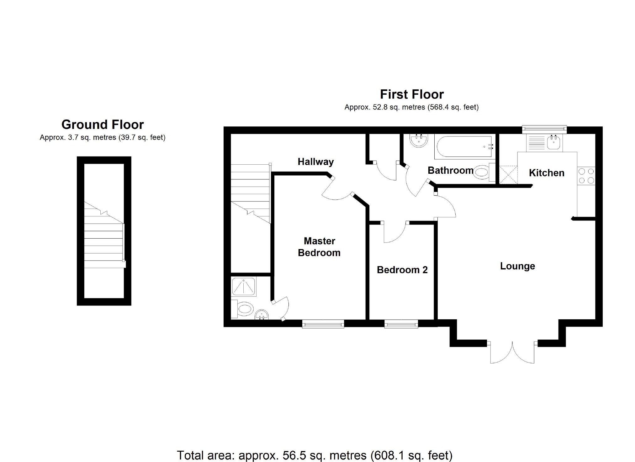 2 Bedrooms Detached house to rent in Lundy Walk, Newton Leys, Milton Keynes MK3