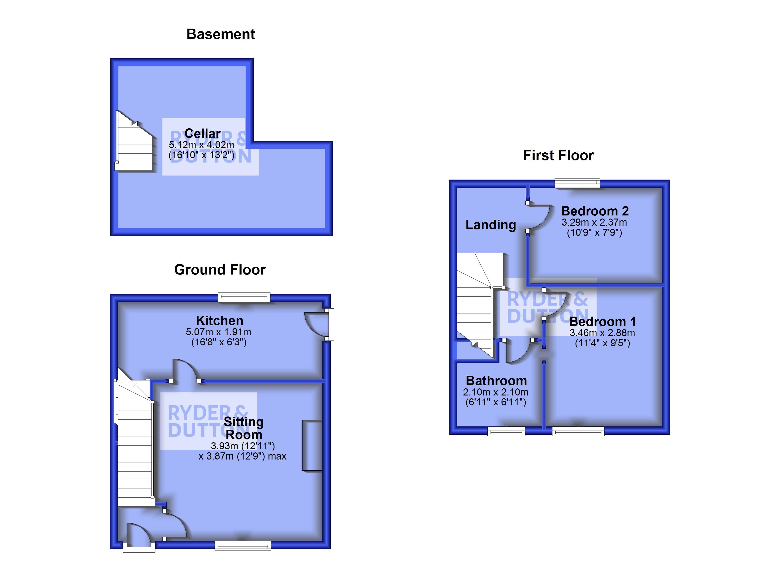 The Hollow, Meltham, Holmfirth, West Yorkshire HD9, 2 bedroom end