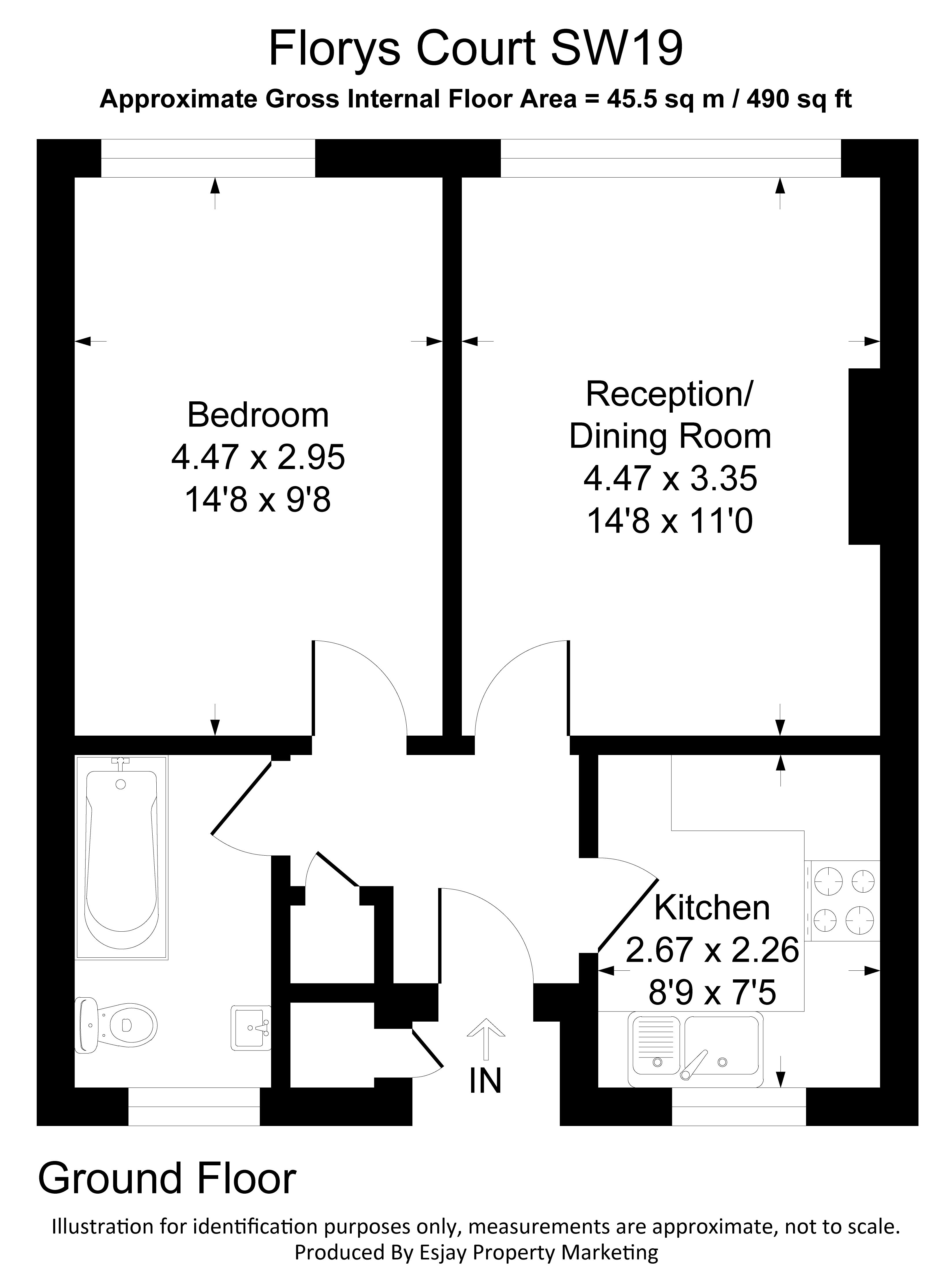 1, Florys Court, London floorplan