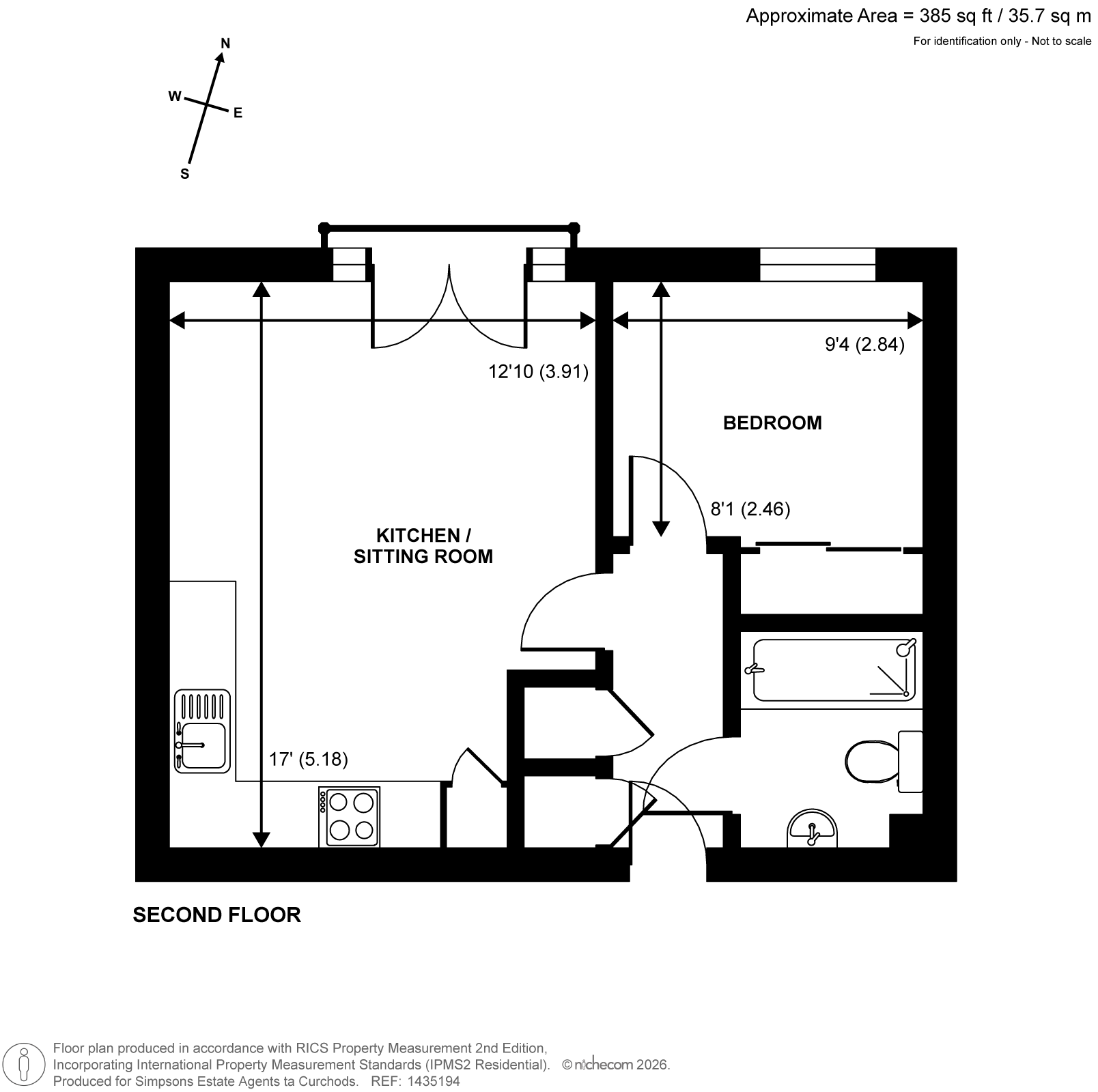 Flat 13,, Maybury Mews, Woking floorplan