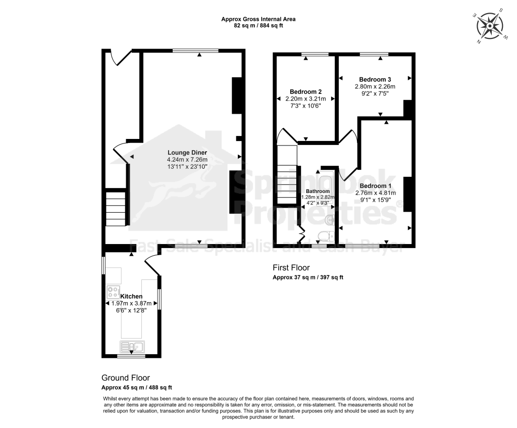 163, South Street, Doncaster floorplan